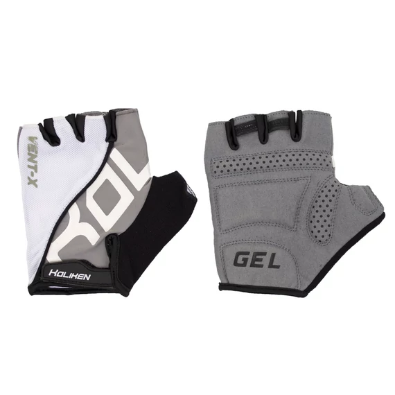 Kesztyû ergonomic gél, M Fehér-szürke