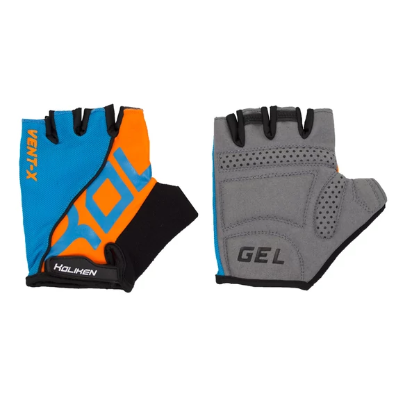 Kesztyû ergonomic gél, XL Kék-narancssárga