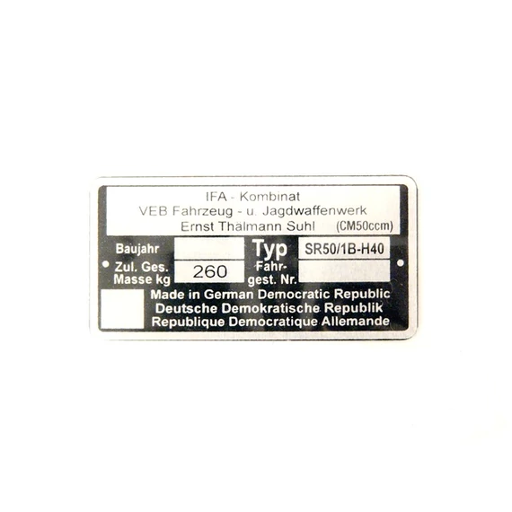 TÍPUSTÁBLA /SR50/1B-H40/