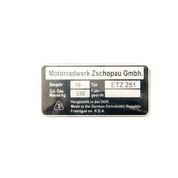 TÍPUSTÁBLA /ETZ251/