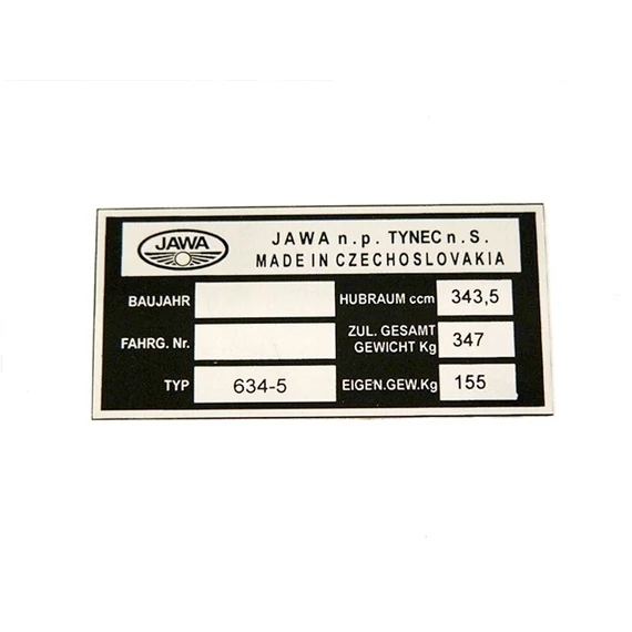 TÍPUSTÁBLA /634-5/